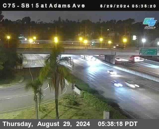 SB 15 at Adams Ave (On Ramp)