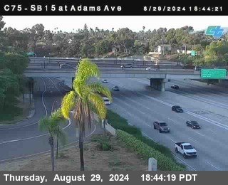 SB 15 at Adams Ave (On Ramp)