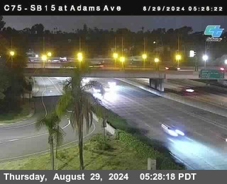 SB 15 at Adams Ave (On Ramp)