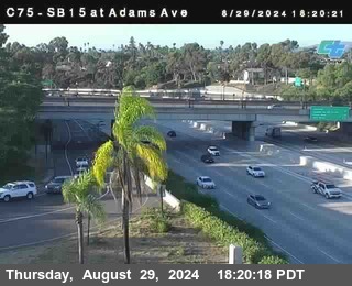 SB 15 at Adams Ave (On Ramp)