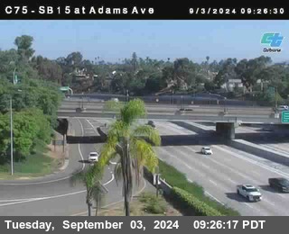 SB 15 at Adams Ave (On Ramp)