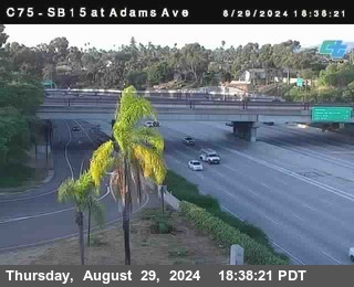 SB 15 at Adams Ave (On Ramp)