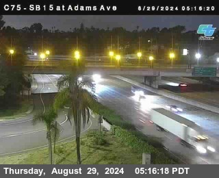 SB 15 at Adams Ave (On Ramp)