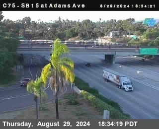 SB 15 at Adams Ave (On Ramp)