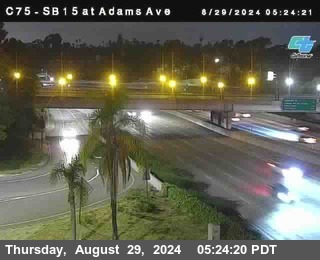 SB 15 at Adams Ave (On Ramp)