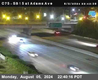 SB 15 at Adams Ave (On Ramp)