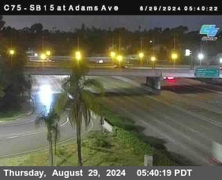 SB 15 at Adams Ave (On Ramp)