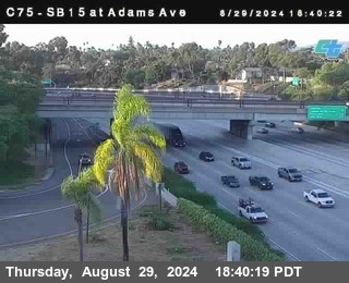 SB 15 at Adams Ave (On Ramp)