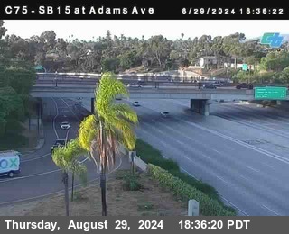 SB 15 at Adams Ave (On Ramp)