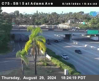 SB 15 at Adams Ave (On Ramp)