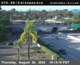 SB 15 at Adams Ave (On Ramp)