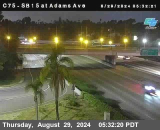 SB 15 at Adams Ave (On Ramp)