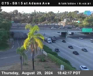 SB 15 at Adams Ave (On Ramp)