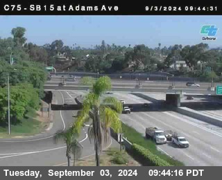 SB 15 at Adams Ave (On Ramp)