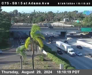 SB 15 at Adams Ave (On Ramp)