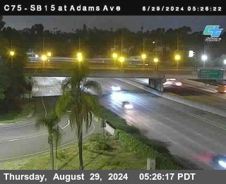 SB 15 at Adams Ave (On Ramp)