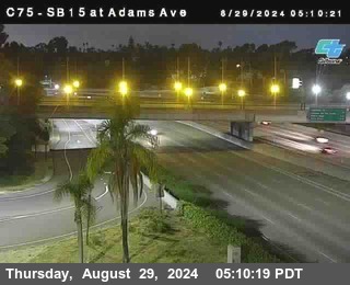 SB 15 at Adams Ave (On Ramp)