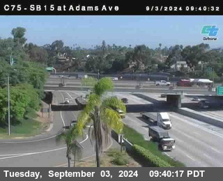 SB 15 at Adams Ave (On Ramp)