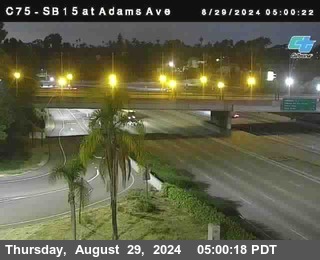 SB 15 at Adams Ave (On Ramp)