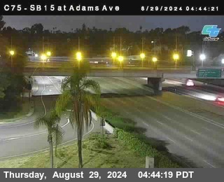 SB 15 at Adams Ave (On Ramp)