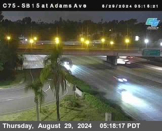 SB 15 at Adams Ave (On Ramp)