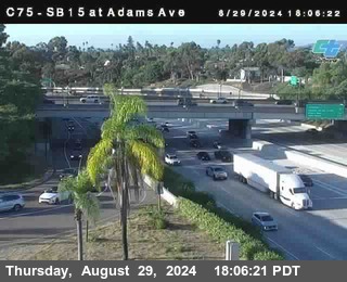 SB 15 at Adams Ave (On Ramp)