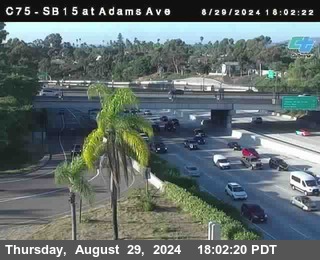 SB 15 at Adams Ave (On Ramp)