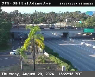 SB 15 at Adams Ave (On Ramp)