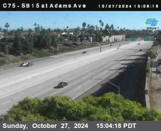 SB 15 at Adams Ave (On Ramp)