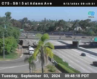 SB 15 at Adams Ave (On Ramp)