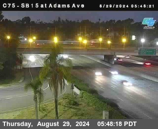 SB 15 at Adams Ave (On Ramp)