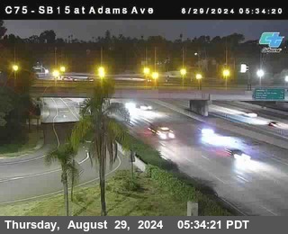 SB 15 at Adams Ave (On Ramp)