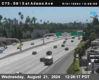 SB 15 at Adams Ave (On Ramp)