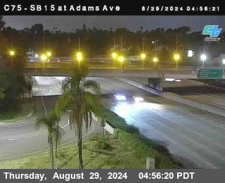 SB 15 at Adams Ave (On Ramp)