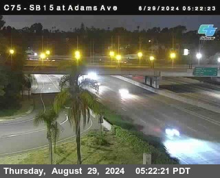 SB 15 at Adams Ave (On Ramp)