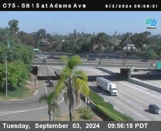 SB 15 at Adams Ave (On Ramp)