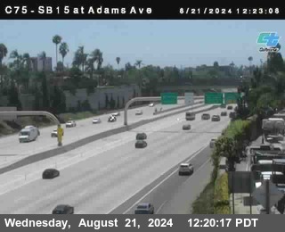 SB 15 at Adams Ave (On Ramp)