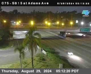 SB 15 at Adams Ave (On Ramp)