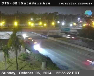 SB 15 at Adams Ave (On Ramp)