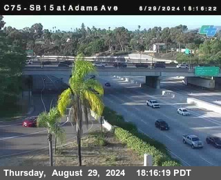 SB 15 at Adams Ave (On Ramp)