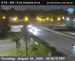 SB 15 at Adams Ave (On Ramp)