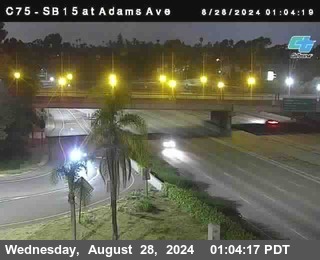 SB 15 at Adams Ave (On Ramp)