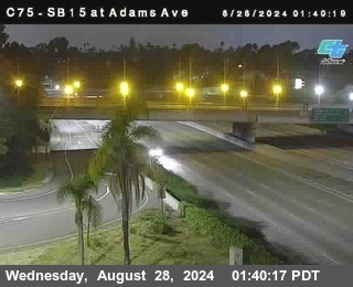 SB 15 at Adams Ave (On Ramp)