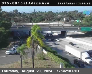 SB 15 at Adams Ave (On Ramp)