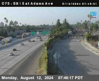 SB 15 at Adams Ave (On Ramp)