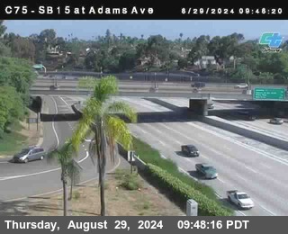 SB 15 at Adams Ave (On Ramp)