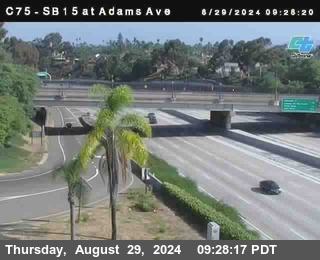 SB 15 at Adams Ave (On Ramp)