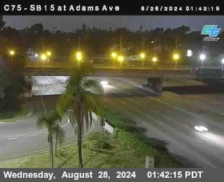 SB 15 at Adams Ave (On Ramp)