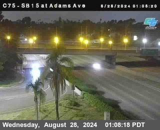 SB 15 at Adams Ave (On Ramp)