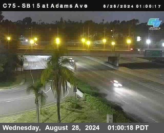 SB 15 at Adams Ave (On Ramp)